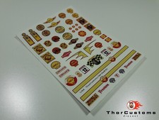 Shell 2 theme for Hot Wheels, Matchbox - Water-Slide Decals clear 1/64 scale