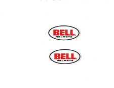 Vintage Sticker Set Of 2 Bell Helmet Vinyl Mo...