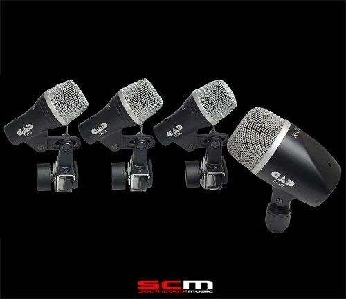 CAD STAGE4 4 Piece Drum Microphone Pack High Quality Great Price Free Shipping!