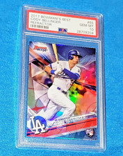 2017 BOWMANS BEST REFRACTOR CODY BELLINGER ROOKIE GEM MINT PSA 10 🔥 RC DODGERS