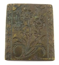 Genuine Vintage Bell Metal Mould Stamp Wax Dye Jewelry Making Tool. G46-220