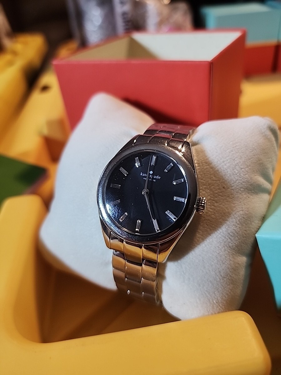 NWT $225 Kate Spade Seaport Watch NWT AUTHENTIC KATE SPADE GRAND SEAPORT STAINLESS STEEL WATCH  main image 2