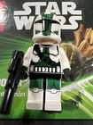 LEGO Clone Trooper Commander Gree Figure 41st Elite Corps (Phase 1) - Large Eyes
