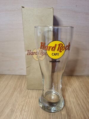 Hard Rock Cafe Skydome Toronto Glass Pint *Closed* Boxed Rare (B22)