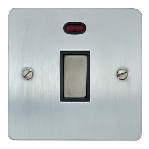 Interruptores de luz de cromo satinado FSC3, enchufes, reguladores, cocina, fusible, TV, BT - Imagen 22 de 44