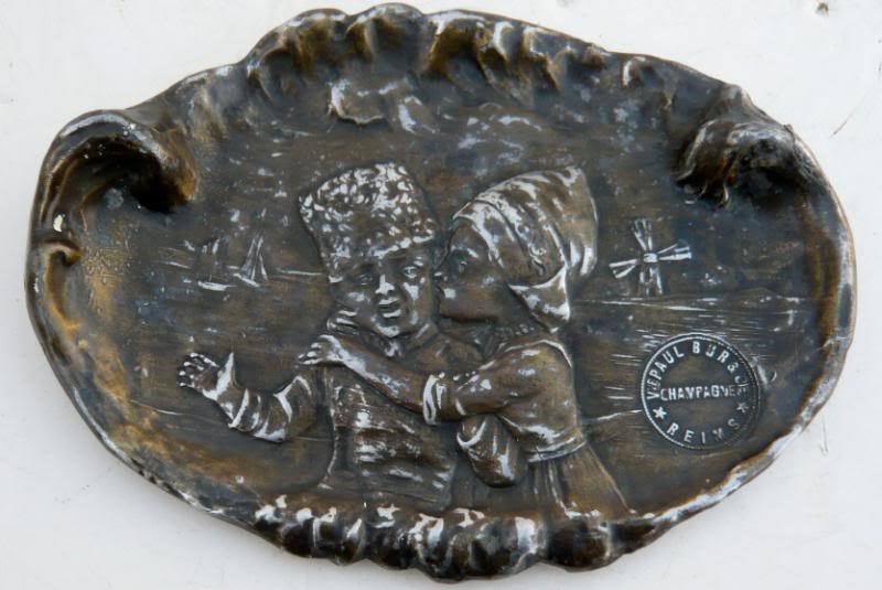 Copa Cenicero Antiguo De Regular Champán Paul Bur Niños