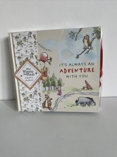Baby Photo Album Disney Winnie The Pooh It's Always An Adventure Gift - Picture 1 of 5