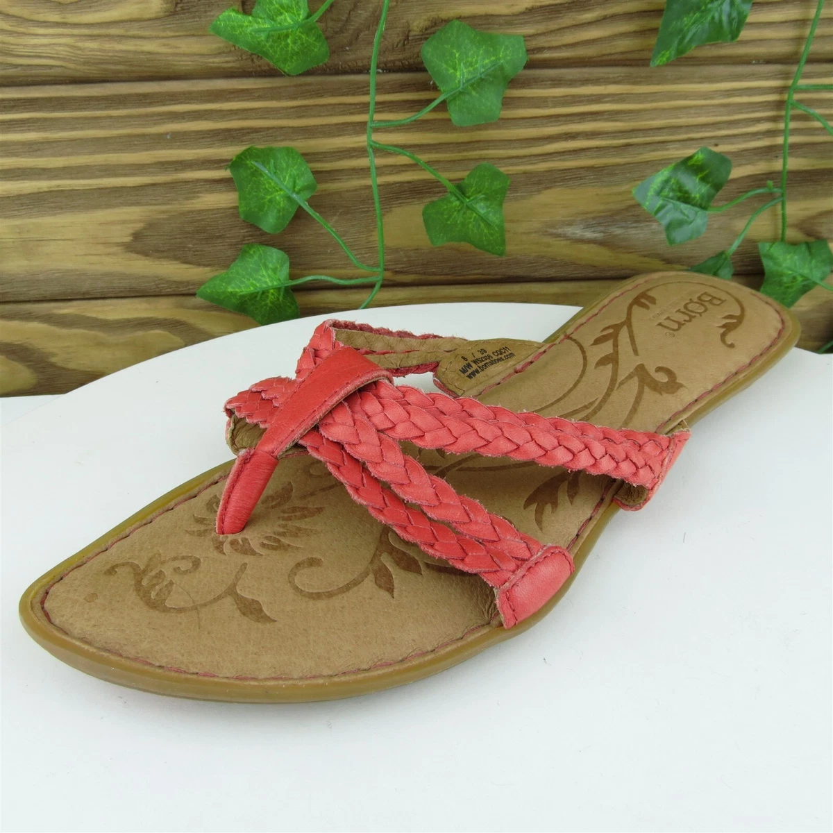Coral colored flip flops hot sale