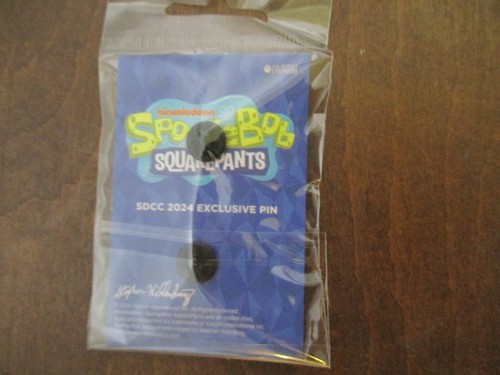 Sponge Bob Painterly Pins Set Nickelodeon SDCC 2024 Exclusive 5 Pins Sealed - Picture 5 of 11