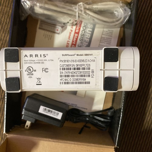 ARRIS SURFboard SB6141 Motorola Surf Board Modem 400 Series - Picture 7 of 7