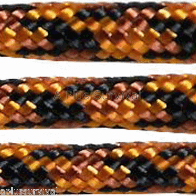 Cavo Paracord Mimetico Autunno 100 Piedi 550lb Per Sopravvivenza E Braccialetti Elwood