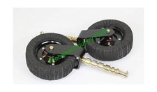 1" Yoke 10" Laminated Tire Finish Mower Wheel Assembly 2 PACK