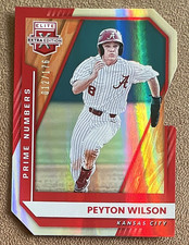 2021 Panini Elite Extra Edition - Peyton Wilson #66 Prime Numbers C Die-Cut /176