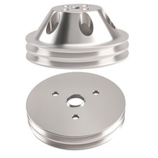 Double V-belt Drive Pulley For Chevrolet 283-350 Short Water Pump System Swp