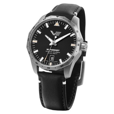 Vostok Europe NH35A-125A747 Rocket N-1 Automatic Black Compact 39 mm   Damenuhr