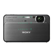 Sony Cybershot Digital Camera DSC-T99 Black 14.1MP W/ Charger, Battery Memory