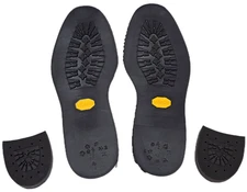 VIBRAM #430 OIL RESISTING SOLE or  HEEL BLACK (1 Pair) Shoe Boot Repair