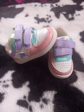 Multicolor Children's Place toddler shoes. size 4 TODDLER.Pink,purple,white