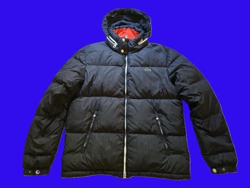 Mens Lacoste Live Down Black Puffer Jacket size FR50  US Medium Great Condition - product listing photo