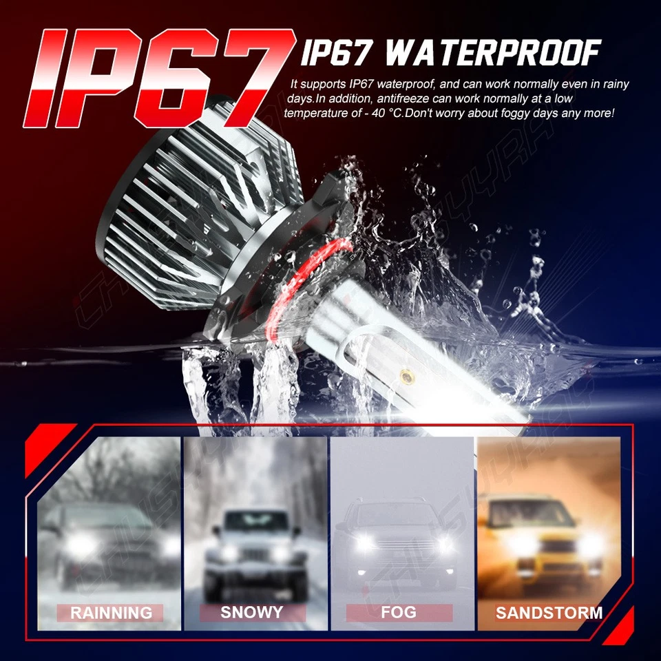 Faros LED de haz alto bajo antiniebla bombillas para Lexus SC300 SC400 1994-2000- Foto 2 de 4