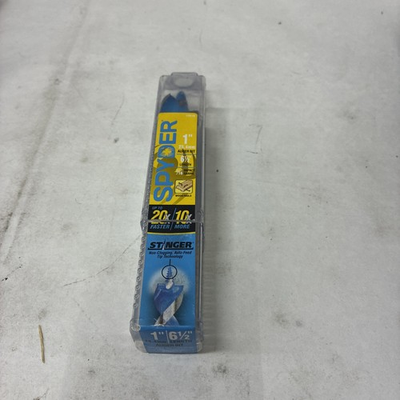 #ad Spyder Stinger 1 in x 6 1 2 in Woodboring Auger bit Drill Bit 12010 $8.06