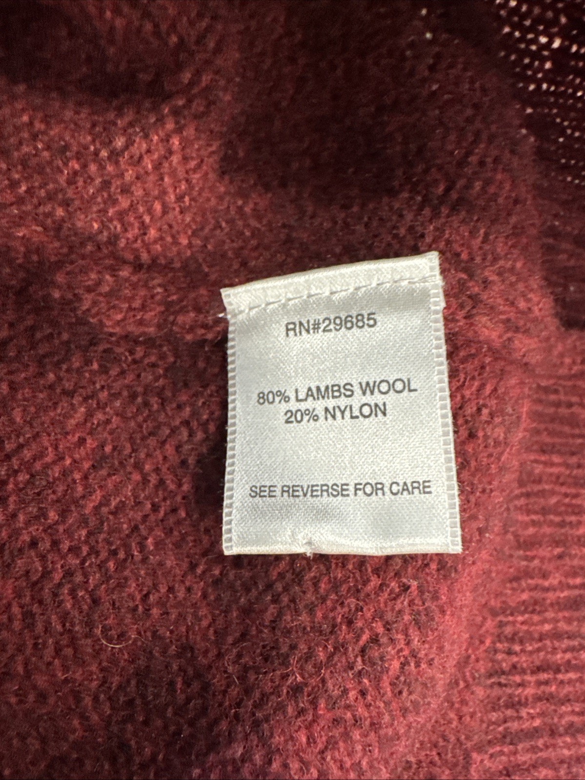 Pendleton Wool Burgundy Cardigan Button Womens Sw… - image 9