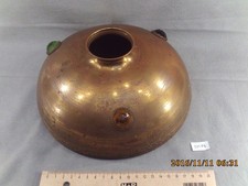 ancien abat jour en laiton pour lampe à pétrole " parisienne " Ø 23 cm (DM94)