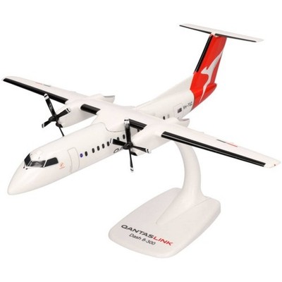 Herpa 614221 QantasLink DHC-8-300   VH-TQZ ''Bundaberg'' (1:100) TT + Neu
