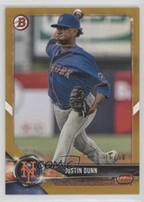 2018 Bowman Draft Gold 16/50 Justin Dunn #BD-178 0w47