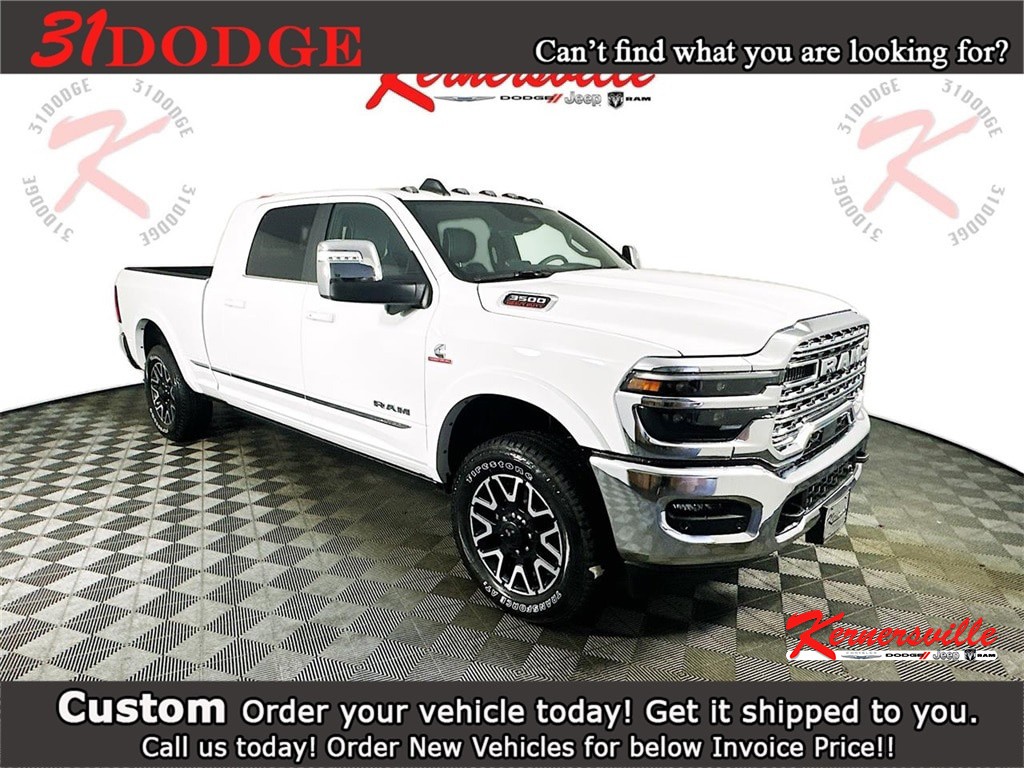 Image of 2025 Ram 3500 Limited 14in 4WD 4dr Diesel Pickup Truck Heated Seats NAV