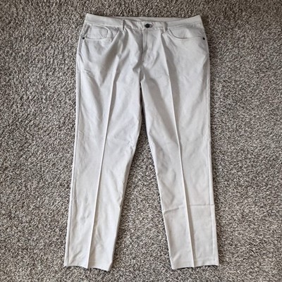 Public Rec Dealmaker 5-Pocket Pants Khaki Beige Brown 40x30 Performance Golf