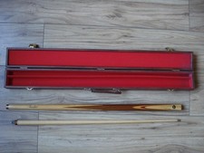 RILEY DUFFERIN STEVE DAVIS SIGNATURE VINTAGE SNOOKER CUE 2 PIECE WITH HARD CASE