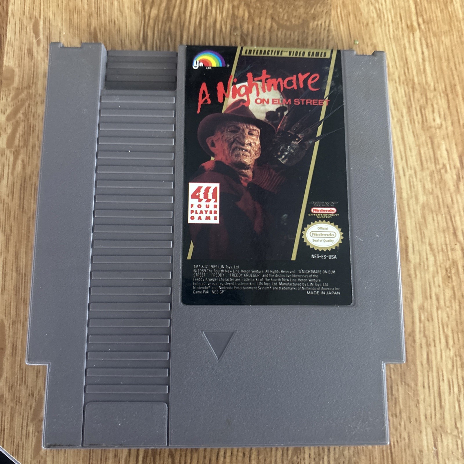 Nintendo NES A Nightmare On Elm Street Game Untested As-is