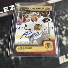 2018 UD National Convention Top Shelf Rookie Auto #TSA-AO Alex DeBrincat