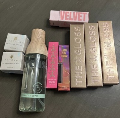 JEFFREE Star cosmetic bundle with tatcha clay mask and Frenshe fragrance spray