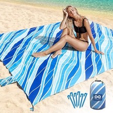 Comfort Beach Picnic Blanket Waterproof Sandproof - Beach Mat for up to 6 People
