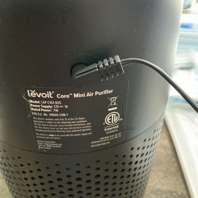 Levoit Core Mini True HEPA Air Purifier - Black (LAP-C161-KUS)