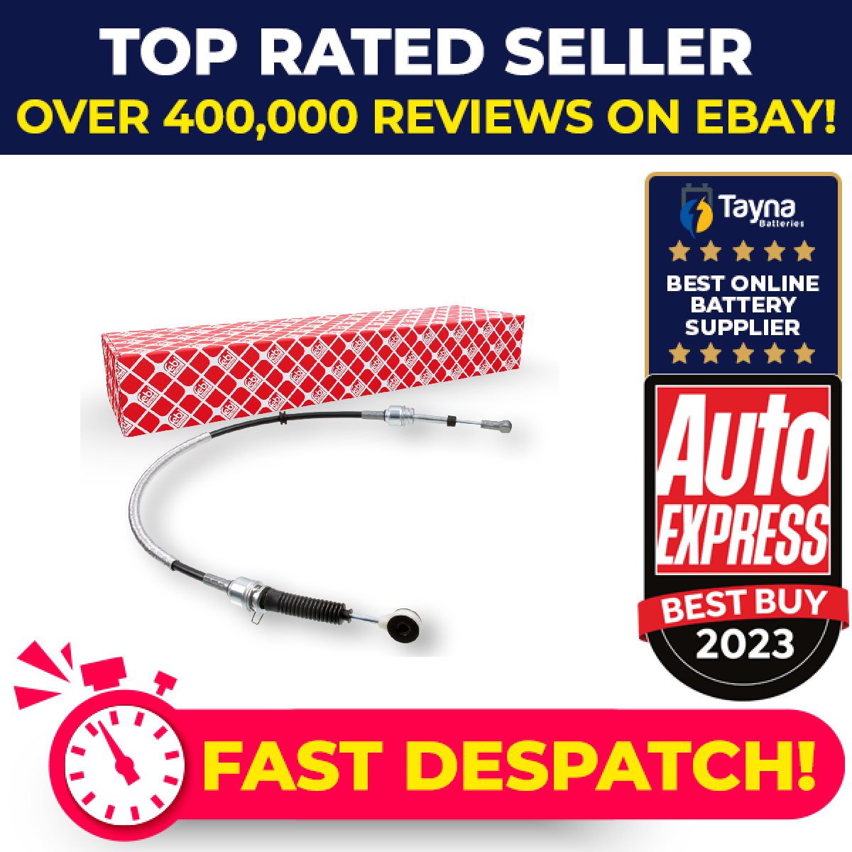 Gear Change Cable 179640 Febi 25117547371 Genuine Top Quality Guaranteed New