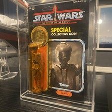 Vintage Star Wars The power of the Force coin with EV-9D9 MOC UNPUNCHED