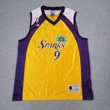 Vintage Lisa Leslie Los Angeles Sparks Jersey Women Large Champion Made in USA