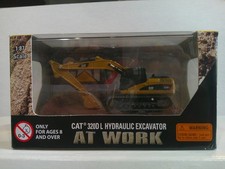 Norscot CAT 320D L Hydraulic Excavator AT WORK 1:87 Scale Yellow Box Good