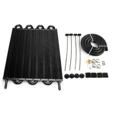 Tube and Fin Transmission Cooler Universal 5/16" Oil Cooler Kit 8 Pass