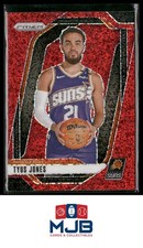2024-25 Panini Prizm Tyus Jones Prizms Red Sparkle #207 Phoenix Suns