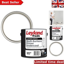 Leyland Trade Quick Dry Multi-Surface Primer Undercoat - 2.5L Brilliant White