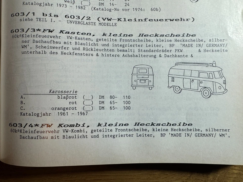 Wiking 1:87 H0 603/3 60k* VW Transporter T1 vigili del fuoco carro attrezzi - Immagine 2 di 4