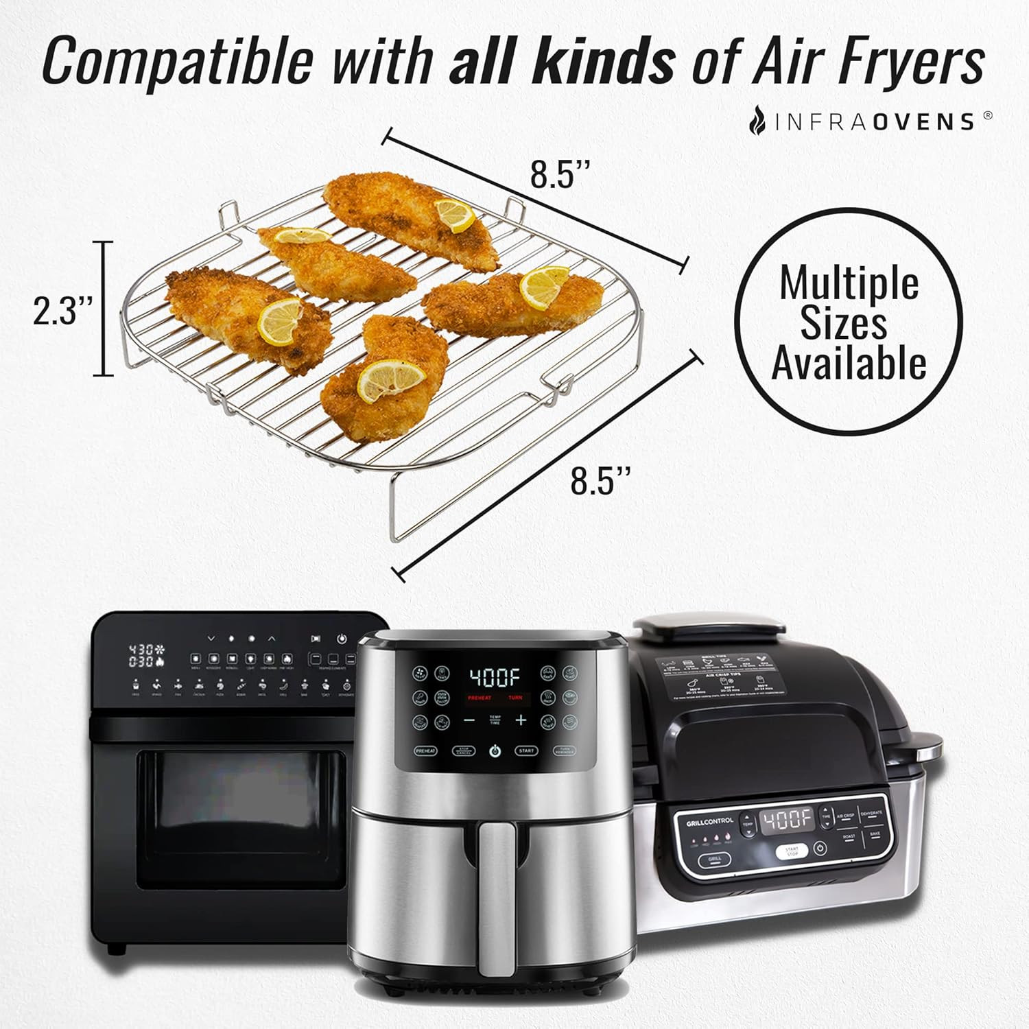 Air Fryer Accessories Compatible with Gowise, Chefman, Cozyna, Insignia, Kalorik