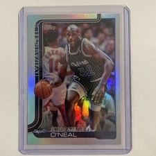 Shaquille O’Neal 2025-26 Topps Basketball Rainbow Foil SP #260 Orlando Magic