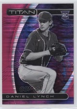 2021 Panini Chronicles Titan Pink Pulsar Prizm Daniel Lynch #3 0a3