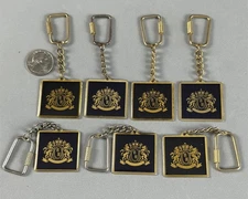 Lot of 7 Benson & Hedges Cigarettes Vintage Keychains Key Rings #56987