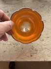 Vintage Amber Candy Dish. Carnival?  Smith? — photo 1